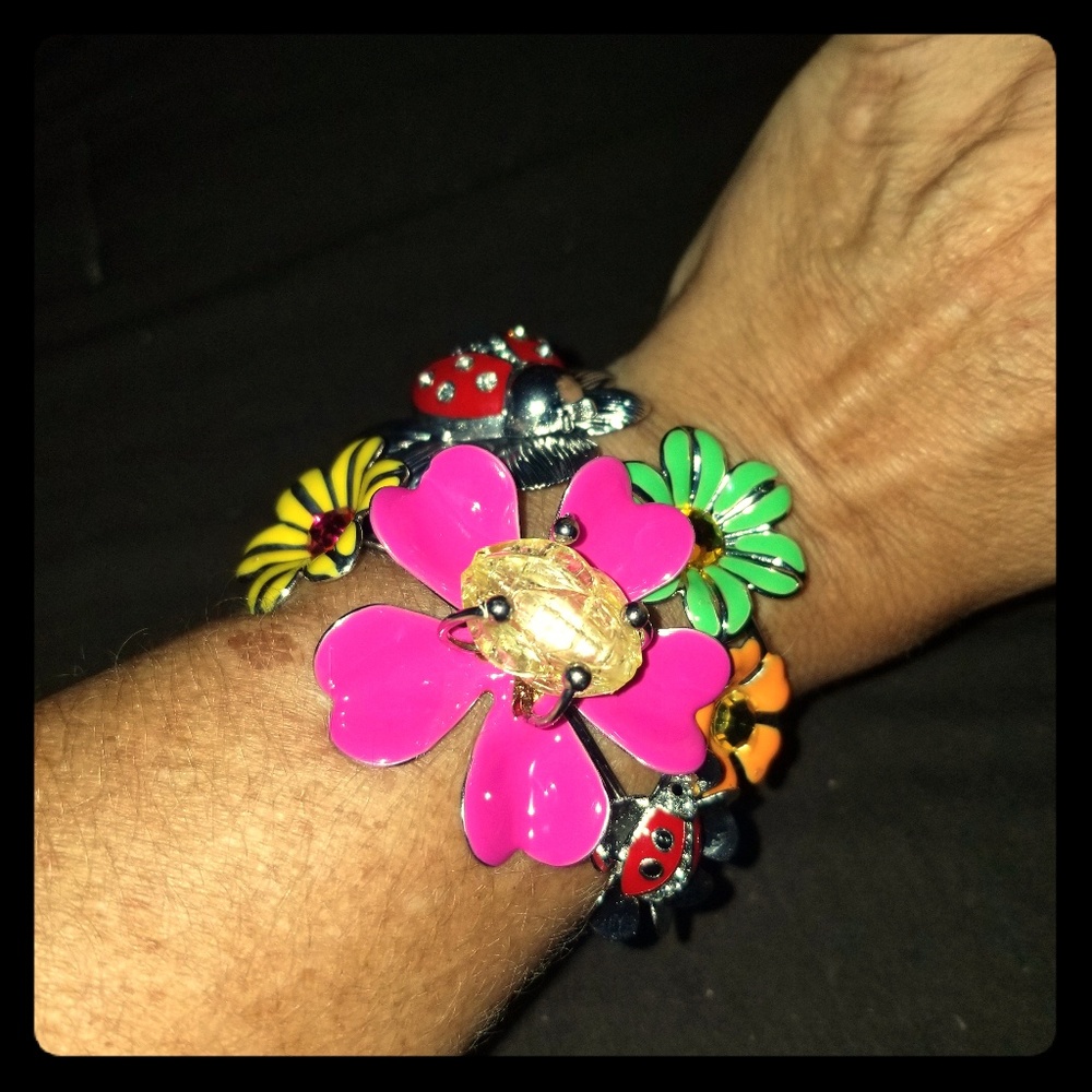 Silver cuff, Statement Bracelet